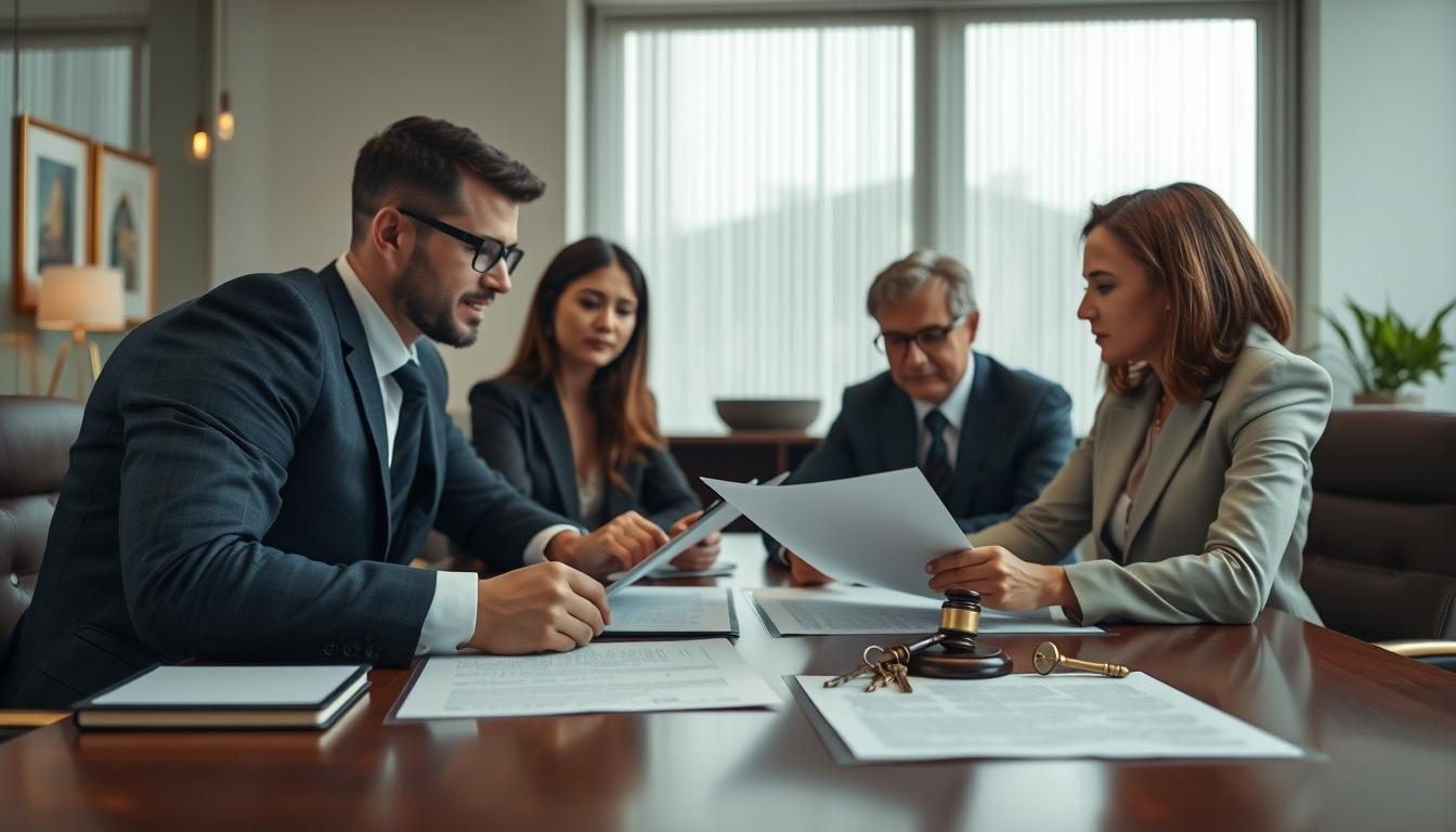 Property settlement documents and transfer review